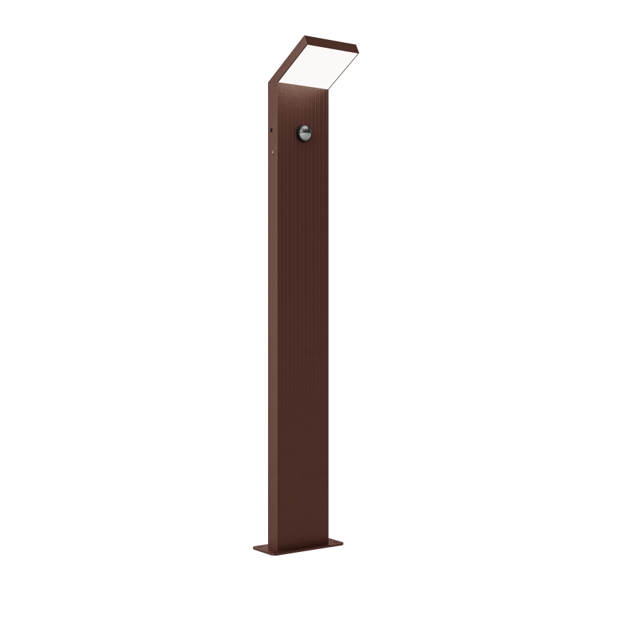 Brilagi - RIANO kültéri LED lámpa mozgásérzékelővel LED/8W/230V barna IP65 80 cm