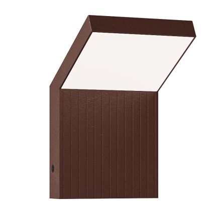 Brilagi - RIANO LED/8W/230V kültéri fali lámpatest barna IP65