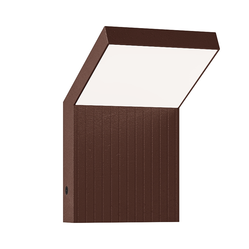 Brilagi - RIANO LED/8W/230V kültéri fali lámpatest barna IP65