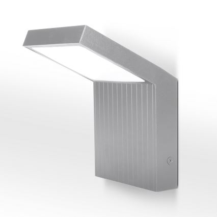 Brilagi - RIANO LED kültéri fali lámpa, 8W/230V, ezüst, IP65