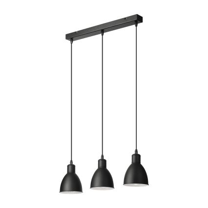 Brilagi - RIDDY LED csillár kábelen 3xE27/60W/230V fekete