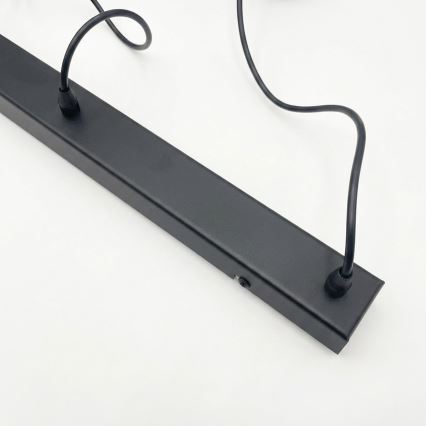 Brilagi - RIDDY LED csillár kábellel 4xE27/60W/230V fekete
