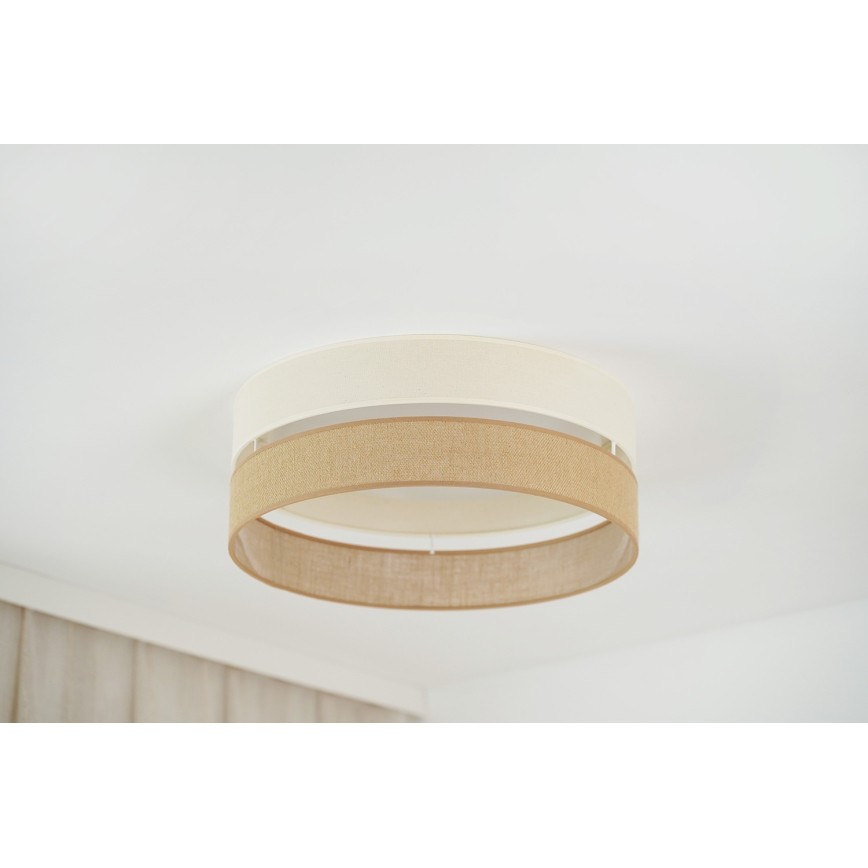 Brilagi - LED mennyezeti lámpa ROYAL YUTE LED/24W/230V átm. 45 cm bézs/krém