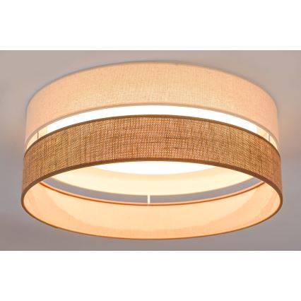 Brilagi - LED mennyezeti lámpa ROYAL YUTE LED/24W/230V átm. 45 cm bézs/krém