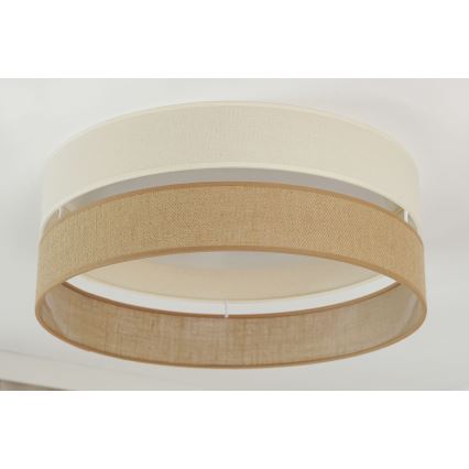 Brilagi - LED mennyezeti lámpa ROYAL YUTE LED/24W/230V átm. 45 cm bézs/krém