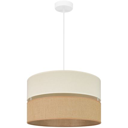 Brilagi - Függeszték ROYAL YUTE 1xE27/15W/230V átm. 40 cm bézs/krém