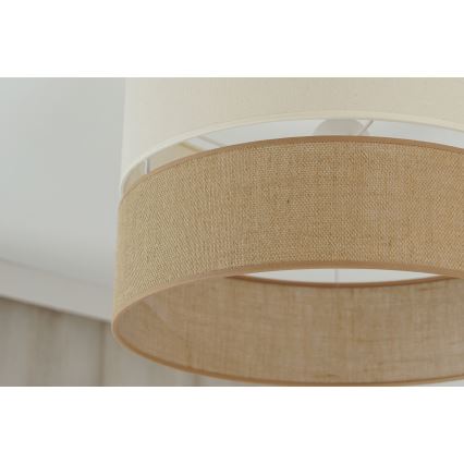 Brilagi - Mennyezeti lámpa ROYAL YUTE 1xE27/15W/230V átm. 40 cm bézs/krém