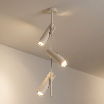 Brilagi - rudas csillár BRANCH 3xGU10/30W/230V bézs