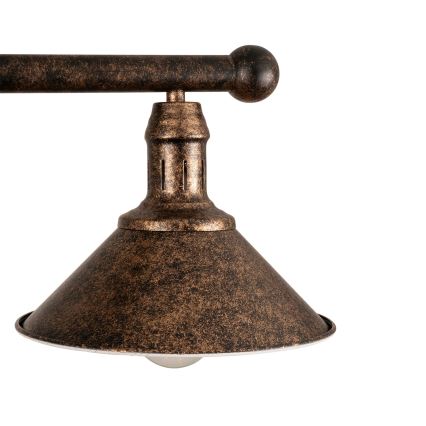 BRILAGI - Rúdfüggeszték FORGE 2xE27/60W/230V réz/patina