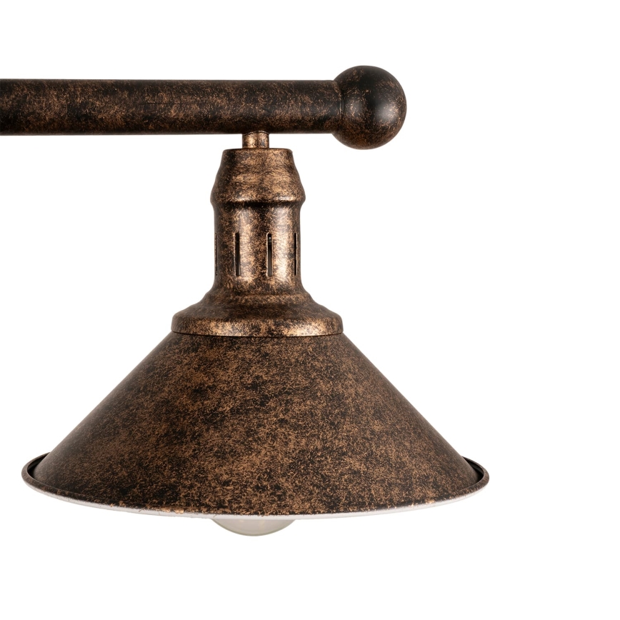 BRILAGI - Rúdfüggeszték FORGE 2xE27/60W/230V réz/patina