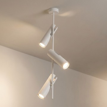 Brilagi - Rúdon függesztett csillár BRANCH 3xGU10/30W/230V fehér