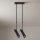 Brilagi - Rúdon szerelt csillár SELE 2xGU10/30W/230V fekete