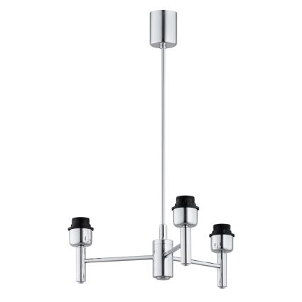 Brilagi - Rúdos csillár MONTE 3xE27/60W/230V krémszínű/fényes króm