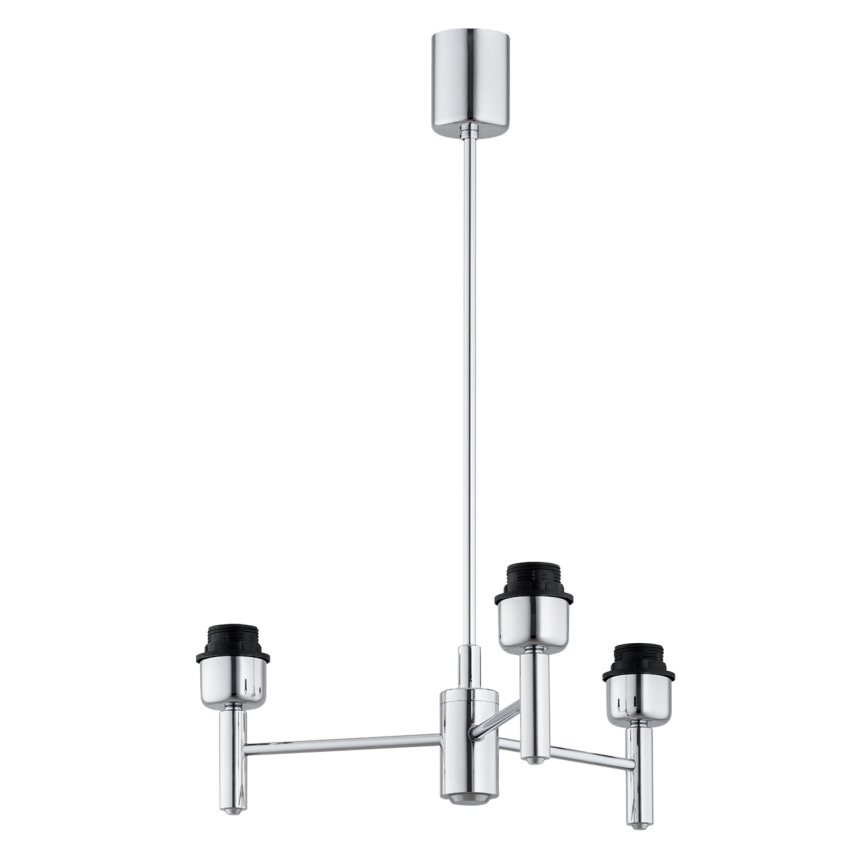 Brilagi - Rúdos csillár MONTE 3xE27/60W/230V krémszínű/fényes króm