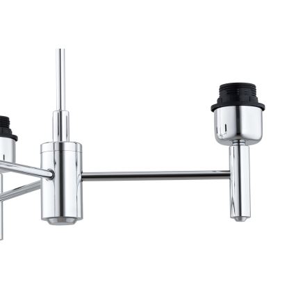 Brilagi - Rúdos csillár MONTE 3xE27/60W/230V krémszínű/fényes króm