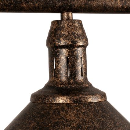BRILAGI - Rúdra szerelt csillár FORGE 3xE27/60W/230V patinás/rézszínű