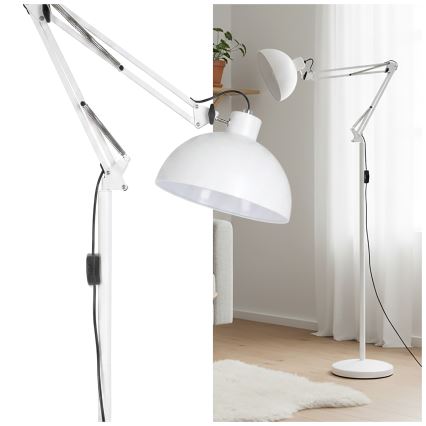 Brilagi - Rugalmas állólámpa TASKER 1xE27/60W/230V 157 cm fehér