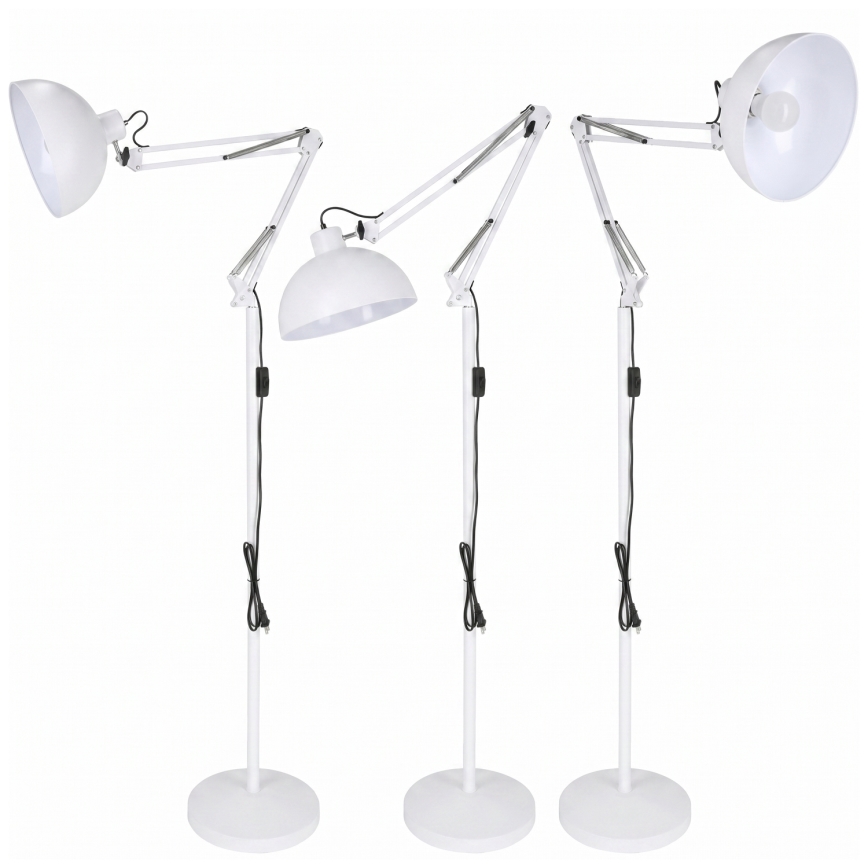 Brilagi - Rugalmas állólámpa TASKER 1xE27/60W/230V 157 cm fehér