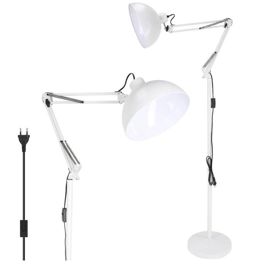 Brilagi - Rugalmas állólámpa TASKER 1xE27/60W/230V 157 cm fehér