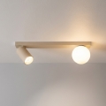 Brilagi - SELE BALL irányítható spotlámpa 1xGU10/30W/230V + 1xG9/10W bézs