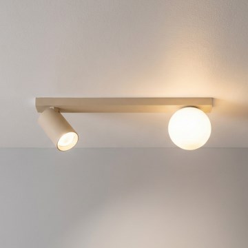 Brilagi - SELE BALL irányítható spotlámpa 1xGU10/30W/230V + 1xG9/10W bézs