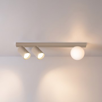 Brilagi - SELE BALL irányítható spotlámpa 2xGU10/30W/230V + 1xG9/10W bézs