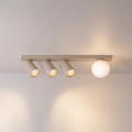 Brilagi - SELE BALL irányítható spotlámpa 3xGU10/30W/230V + 1xG9/10W bézs