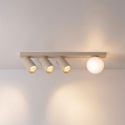 Brilagi - SELE BALL irányítható spotlámpa 3xGU10/30W/230V + 1xG9/10W bézs