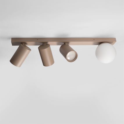 Brilagi - SELE BALL irányítható spotlámpa 3xGU10/30W/230V + 1xG9/10W bézs