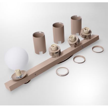 Brilagi - SELE BALL irányítható spotlámpa 3xGU10/30W/230V + 1xG9/10W bézs