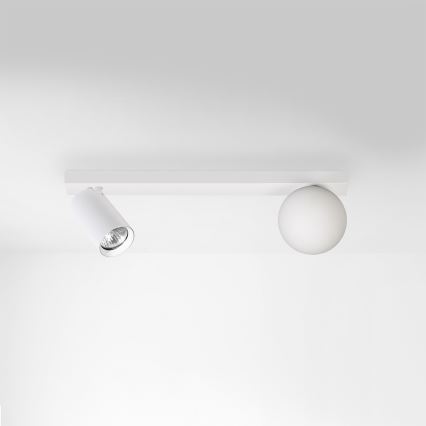 Brilagi - SELE BALL spotlámpa 1xGU10/30W/230V + 1xG9/10W fehér