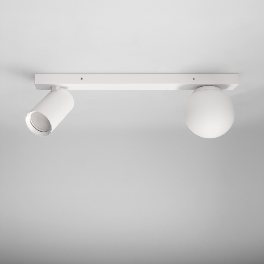 Brilagi - SELE BALL spotlámpa 1xGU10/30W/230V + 1xG9/10W fehér