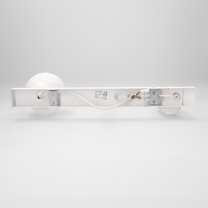 Brilagi - SELE BALL spotlámpa 1xGU10/30W/230V + 1xG9/10W fehér