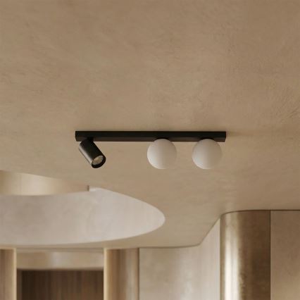 Brilagi - SELE BALL spotlámpa 1xGU10/30W/230V + 2xG9/10W fekete