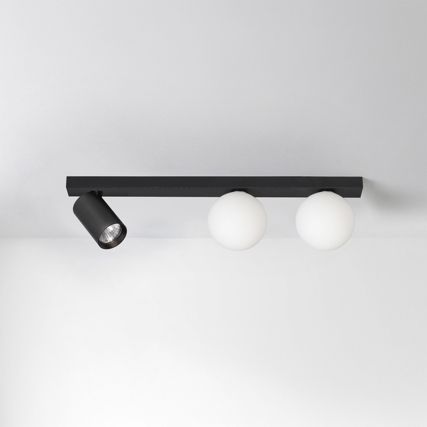 Brilagi - SELE BALL spotlámpa 1xGU10/30W/230V + 2xG9/10W fekete