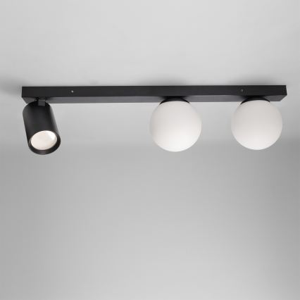 Brilagi - SELE BALL spotlámpa 1xGU10/30W/230V + 2xG9/10W fekete