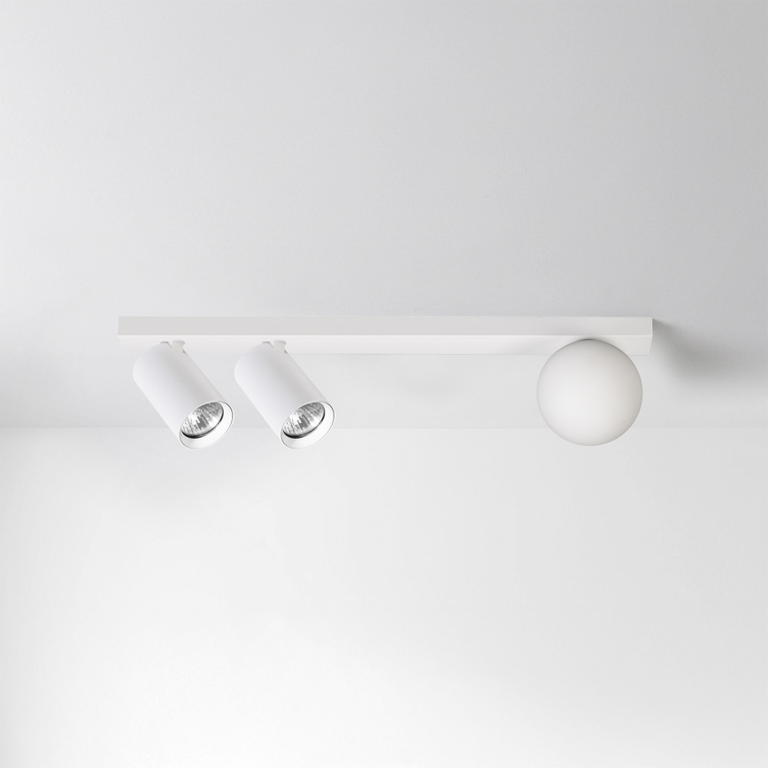 Brilagi - SELE BALL spotlámpa 2xGU10/30W/230V + 1xG9/10W fehér