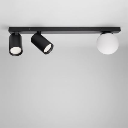 Brilagi - SELE BALL spotlámpa 2xGU10/30W/230V + 1xG9/10W fekete