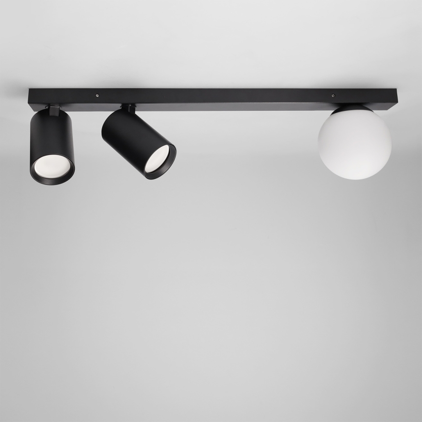 Brilagi - SELE BALL spotlámpa 2xGU10/30W/230V + 1xG9/10W fekete