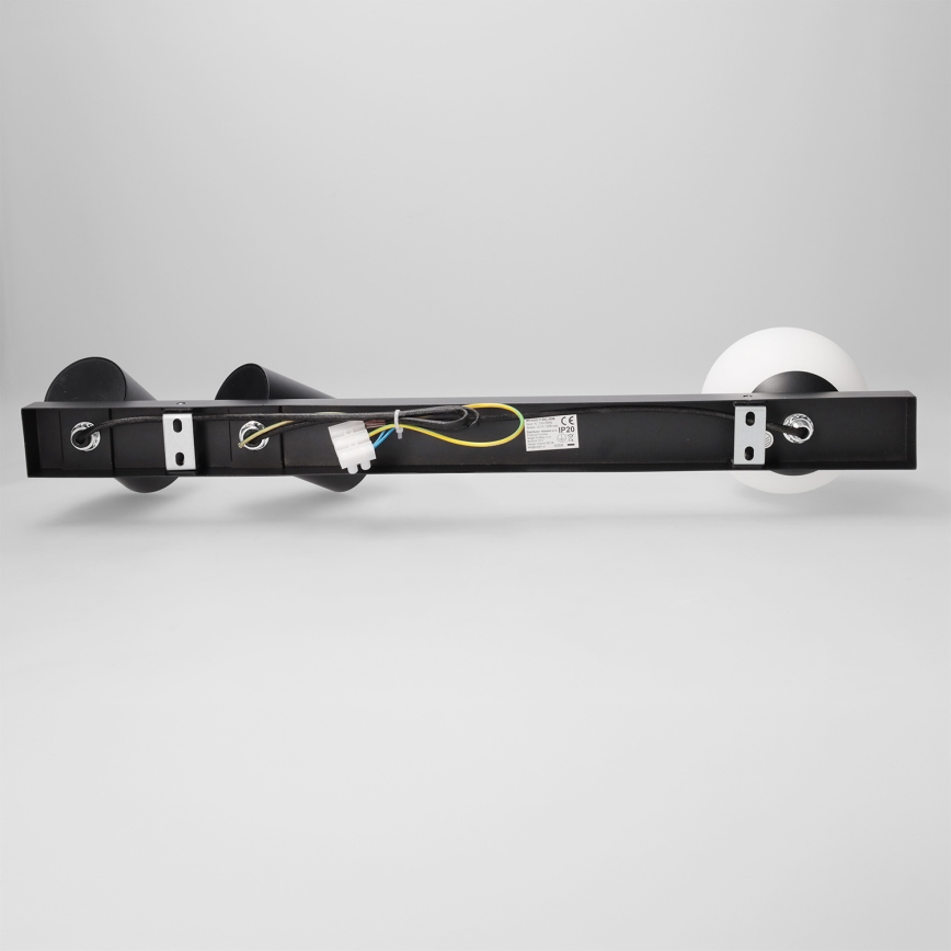 Brilagi - SELE BALL spotlámpa 2xGU10/30W/230V + 1xG9/10W fekete