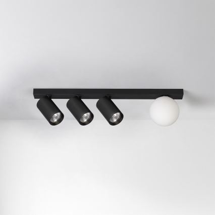Brilagi - SELE BALL spotlámpa 3xGU10/30W/230V + 1xG9/10W fekete