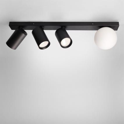Brilagi - SELE BALL spotlámpa 3xGU10/30W/230V + 1xG9/10W fekete