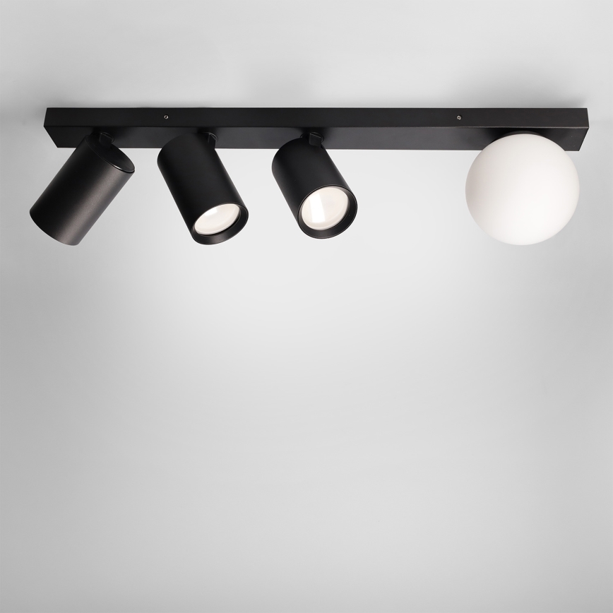Brilagi - SELE BALL spotlámpa 3xGU10/30W/230V + 1xG9/10W fekete