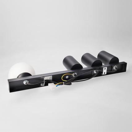 Brilagi - SELE BALL spotlámpa 3xGU10/30W/230V + 1xG9/10W fekete