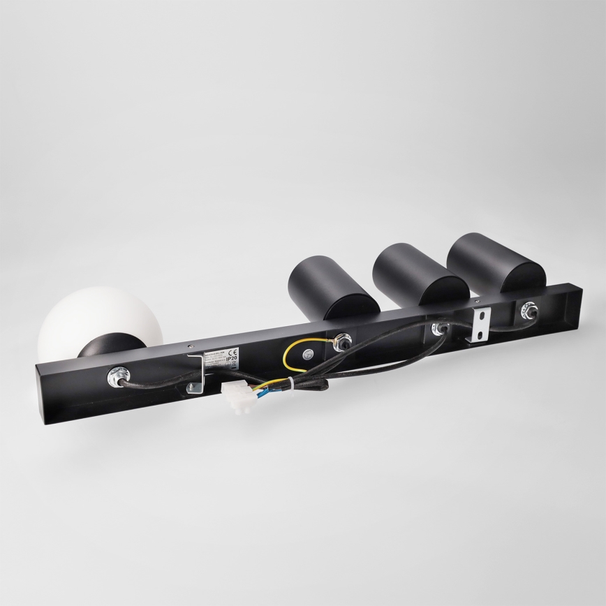 Brilagi - SELE BALL spotlámpa 3xGU10/30W/230V + 1xG9/10W fekete