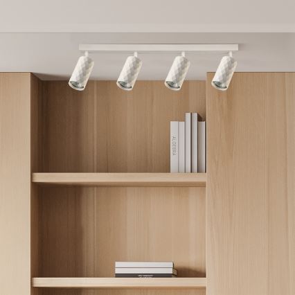 Brilagi - SELE DIAMANT 4xGU10/30W/230V fehér spotlámpa