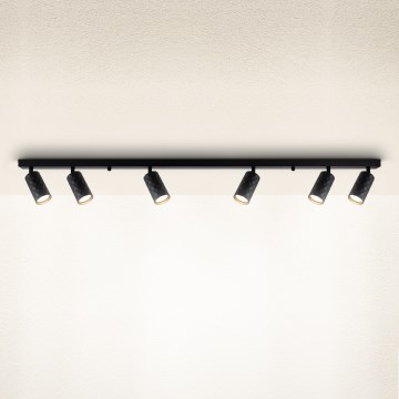 Brilagi - SELE DIAMANT 6xGU10/30W/230V fekete spotlámpa