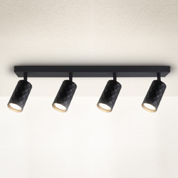 Brilagi - SELE DIAMANT spotlámpa 4xGU10/30W/230V fekete