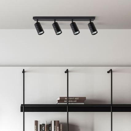 Brilagi - SELE DIAMANT spotlámpa 4xGU10/30W/230V fekete