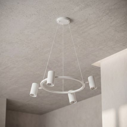 Brilagi - SELE kábeles csillár 4xGU10/30W/230V fehér